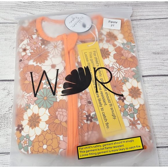 NEW!!!‎ William & Ryan Toddler Girl Bamboo Groovy Floral Zippy Size 2T - Picture 2 of 4